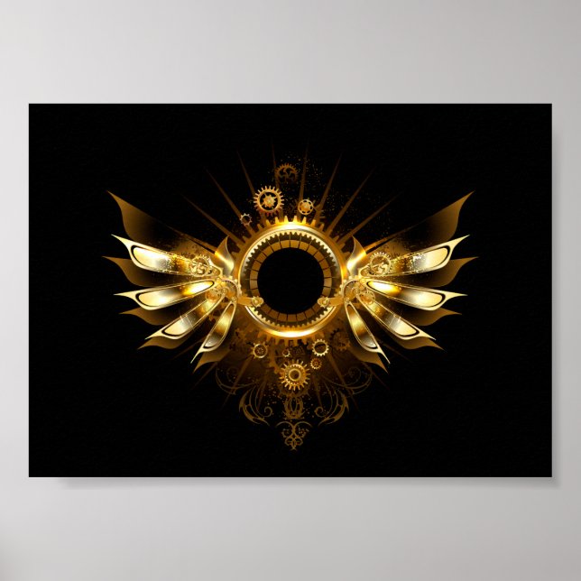 Steampunk wings poster (Front)