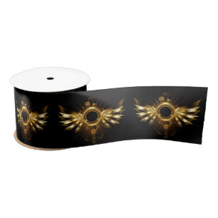Steampunk wings satin ribbon