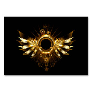 Steampunk wings table number