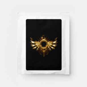Steampunk wings tea bag drink mix
