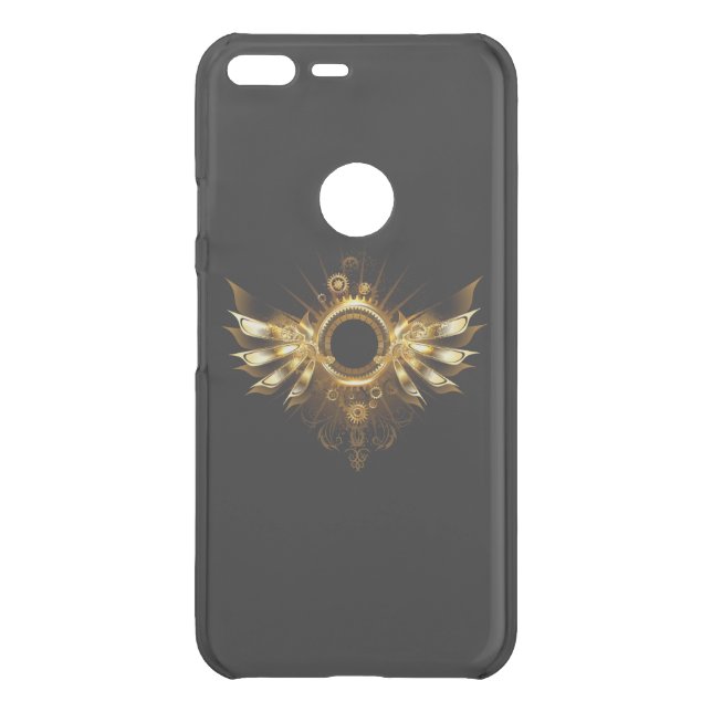 Steampunk wings uncommon google pixel XL case (Back)
