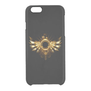 Steampunk wings clear iPhone 6/6S case