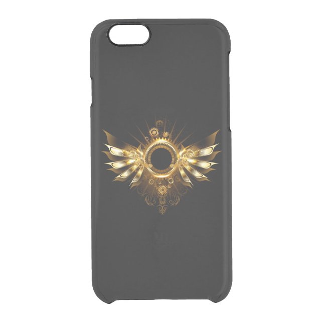 Steampunk wings uncommon iPhone case (Back)