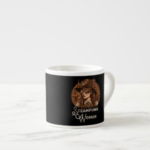 Steampunk Woman Espresso Mug 
