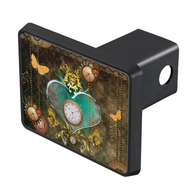 Steampunk, wonderful heart hitch cover (Top Right)