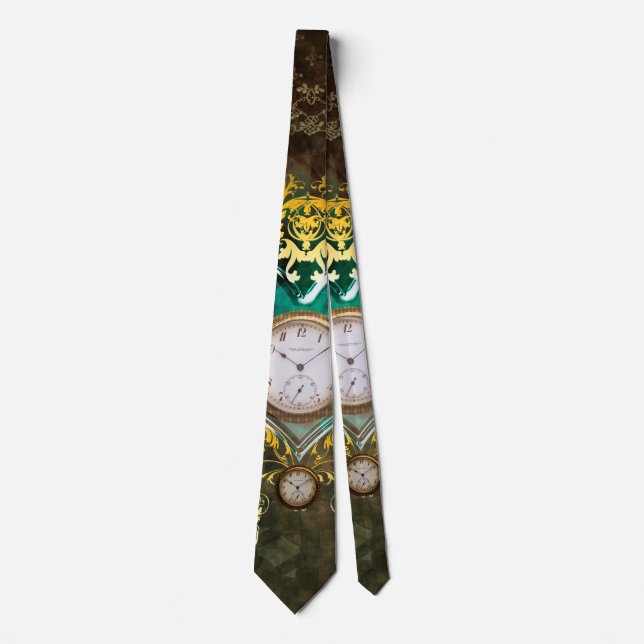 Steampunk, wonderful heart neck tie (Front)