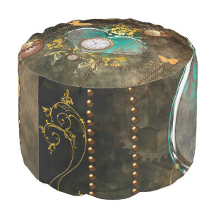 Steampunk, wonderful heart pouf