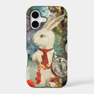 Steampunk Wonderland White Rabbit iPhone 17 Case