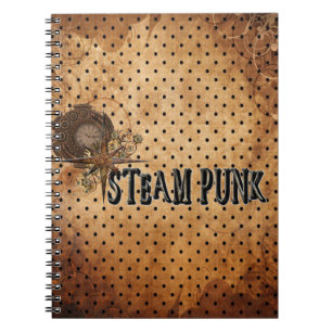 Steampunk Word Collage Notebook