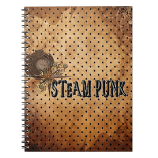 Steampunk Word Collage Notebook