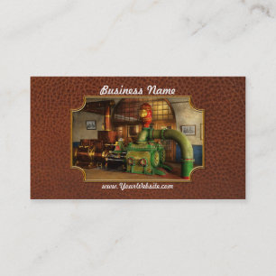 Steampunk - Worthington duplex steam pump 1880 Business Card