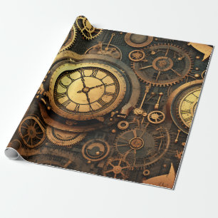 Steampunk Wrapping Paper