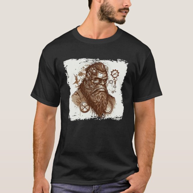 Steampunk Yeti T-Shirt (Front)