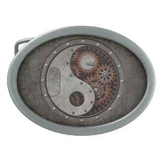 Steampunk Yin Yang Belt Buckle