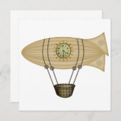 steampunk zeppelin airship (Front/Back)