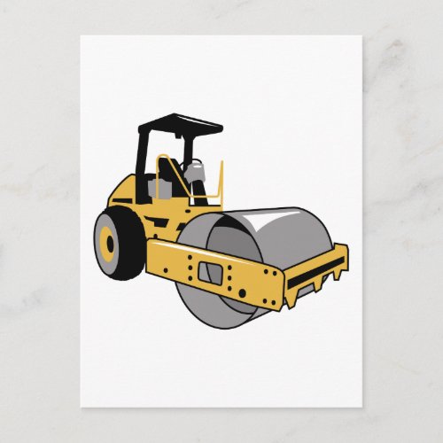 Steamroller Postcard