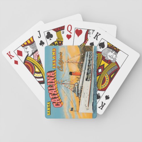 Steamship Catalina Playing Cards