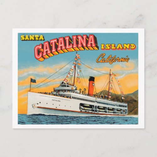 Steamship Catalina Post Card