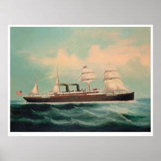 Steamship S.S. China (1614A) Poster