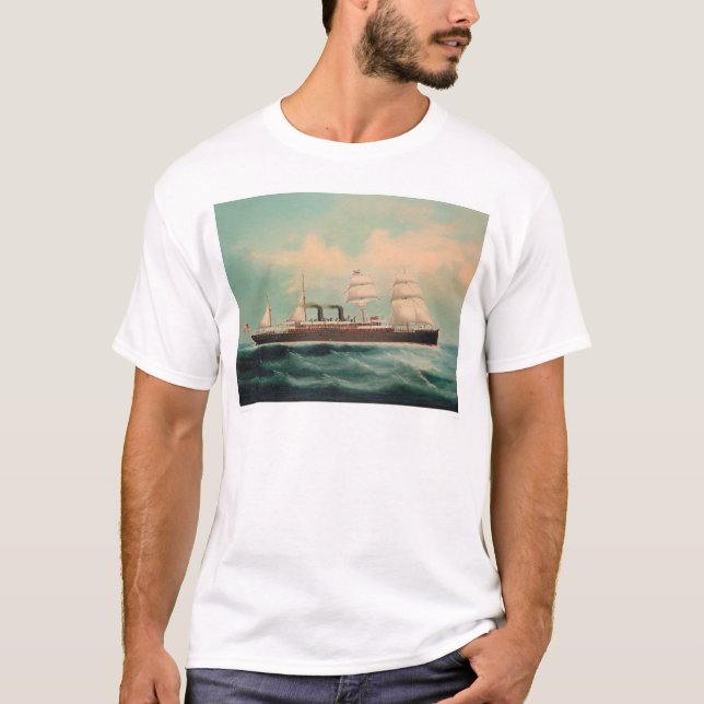 Steamship S.S. China (1614A) T-Shirt (Front)