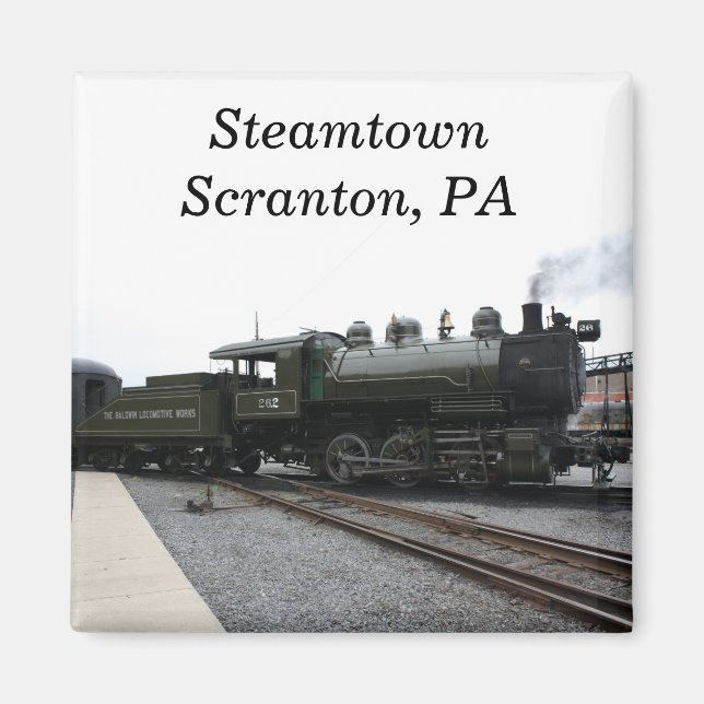Steamtown Baldwin Magnet (Front)