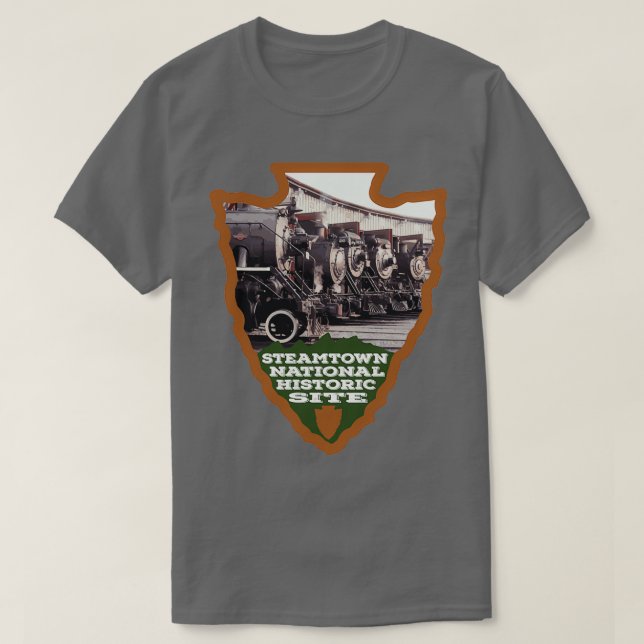 Steamtown National Historic Site arrowhead 1 T-Shirt (Design Front)