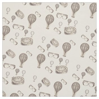 Steamunk Dream Objects Fabric by hutsul at Zazzle