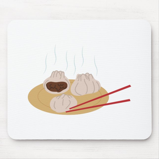 Steamy Dim Sum Mouse Pad (Front)