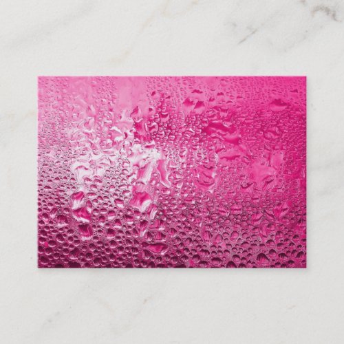 Steamy Pink Business Cards