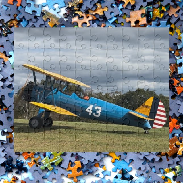 Stearman Airplane Photo, Aviation, Game Night Jigsaw Puzzle (Creator Uploaded)