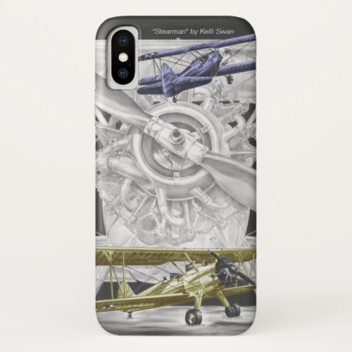 Stearman Biplane iPhone X Case