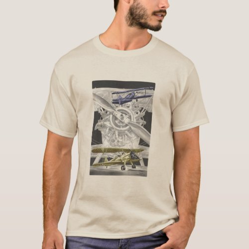 Stearman Biplane T_Shirt