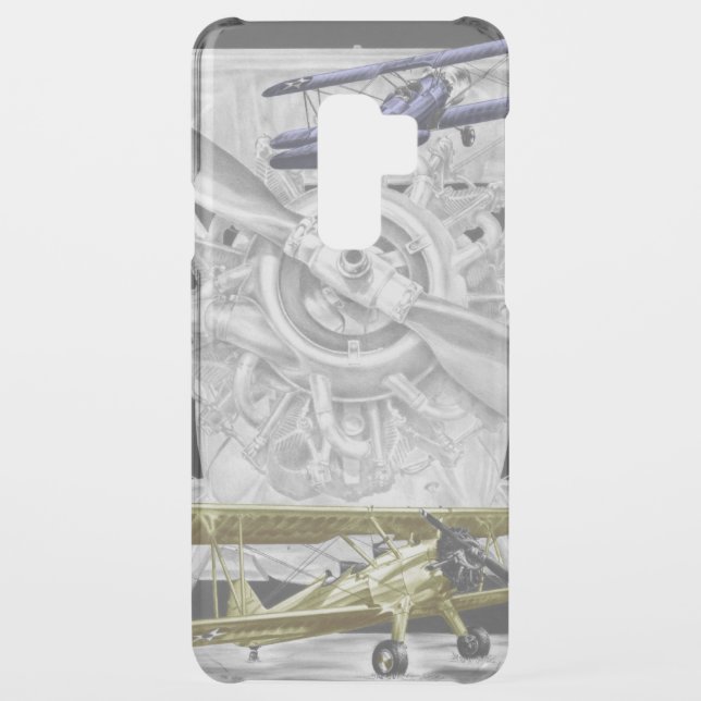 Stearman Biplane Uncommon Samsung Galaxy Case (Back)