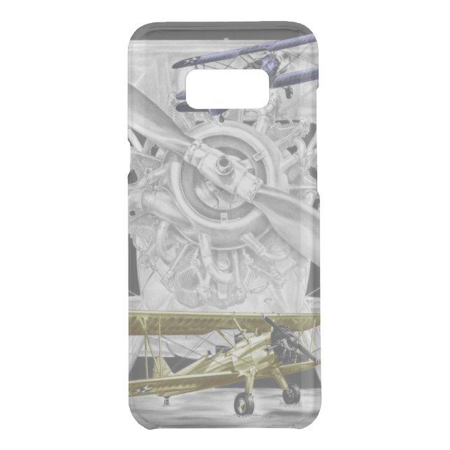 Stearman Biplane Uncommon Samsung Galaxy Case (Back)