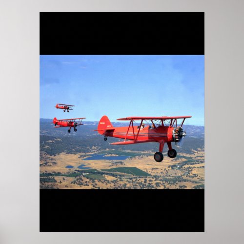 Stearman PT_17 1943_Classic Aviation Poster