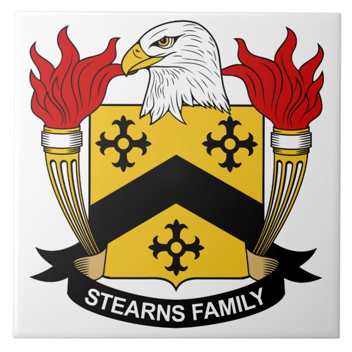 Stearns Family Crest Tiles