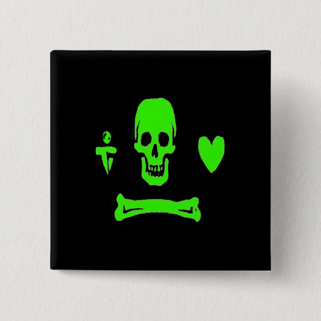 Stede Bonnet-Green Button (Front)