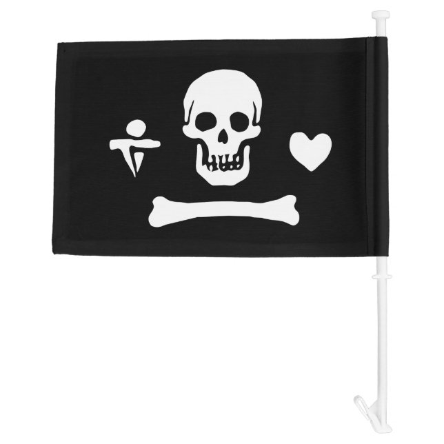 Stede Bonnet Pirate Flag Jolly Roger (Back)