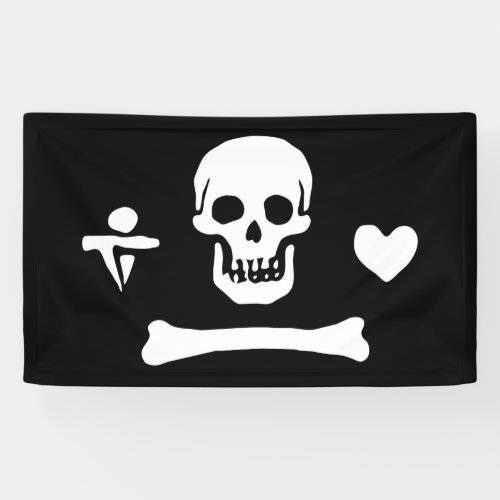 Stede Bonnet Pirate Flag Jolly Roger Banner