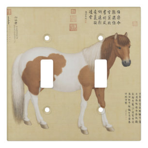Steed - A Horse Named Chihuaying Chinese Fine Art Light Switch Cover