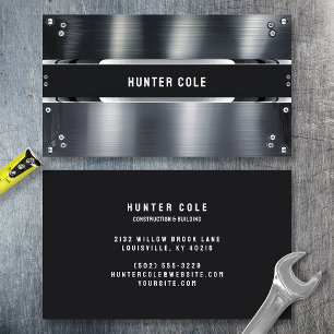 Steel and Metal Industrial Business Card