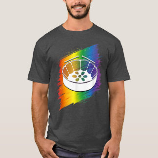 Steel band drum love music & carnival - rainbow T-Shirt