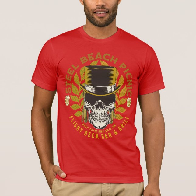 Steel Beach Picnic Design for Sailors T-Shirt (Front)