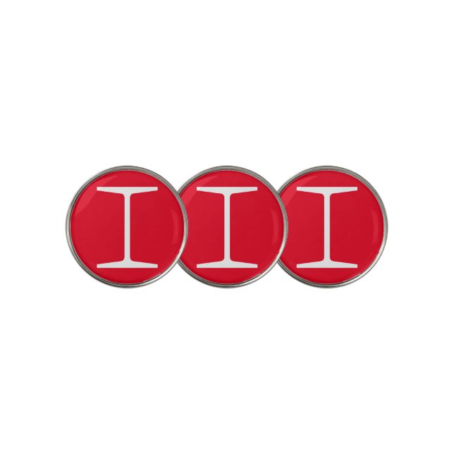 Steel Beam T-Shirt Golf Ball Marker (3 Up)