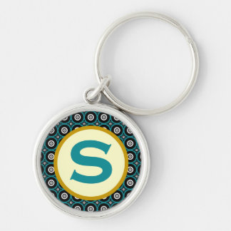 steel belted Monogram Keychain
