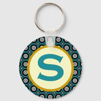 steel belted Monogram Keychain