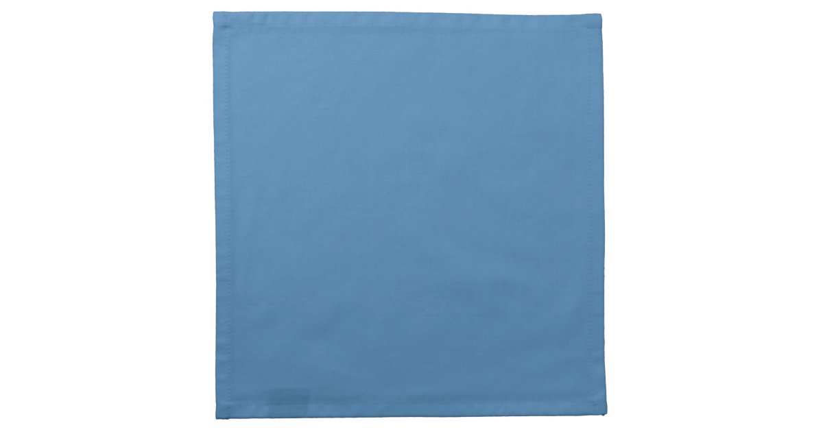 Steel Blue Cloth Napkin Zazzle