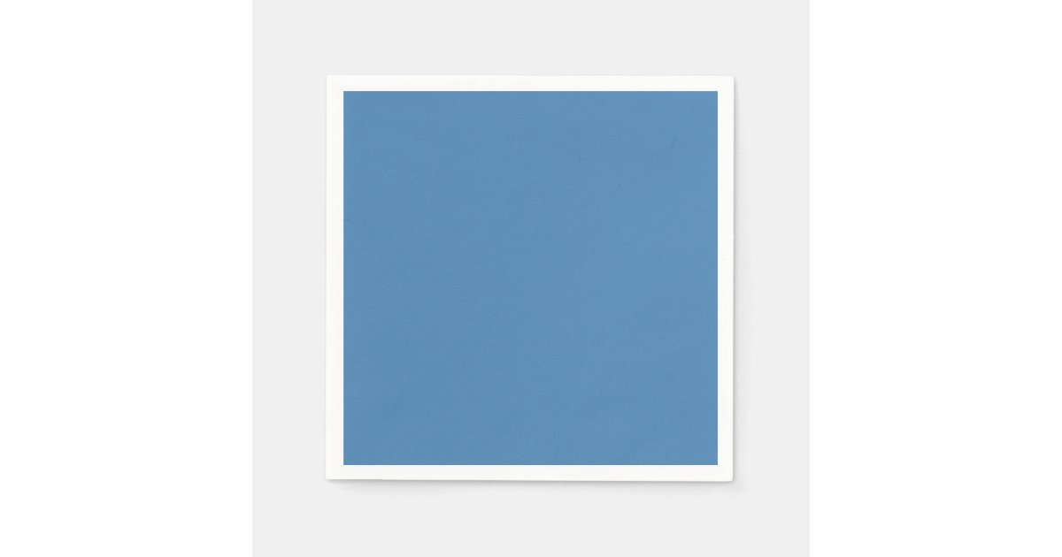 Steel Blue Napkins Zazzle