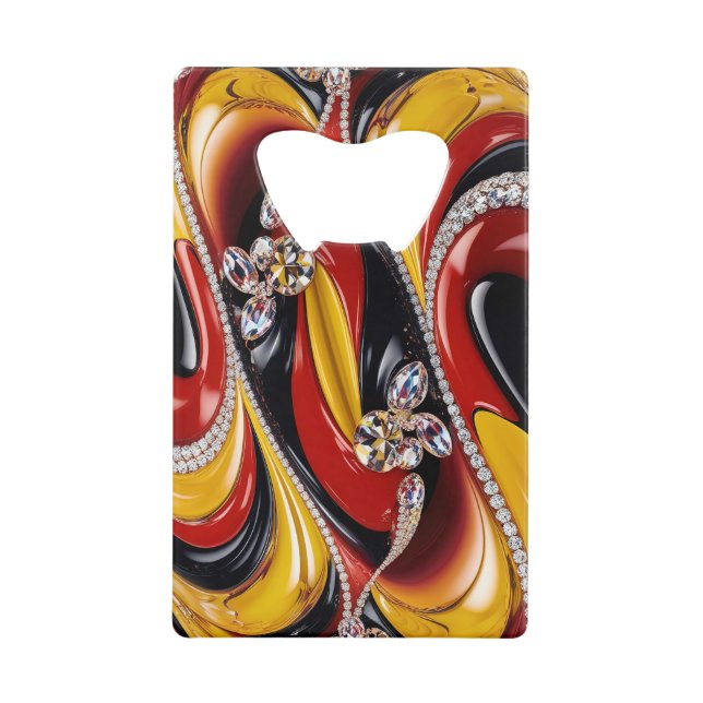 Steel Bottle Opener with Belgian Colors (Front)