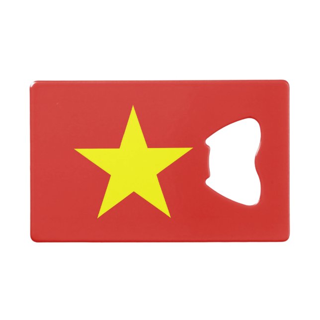 Steel Bottle Opener with flag of Vietnam (Front (Horizontal))